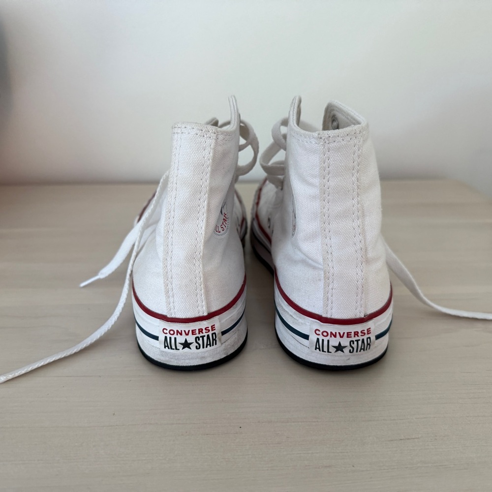 White High-Top Sneakers - Picture 7 of 7